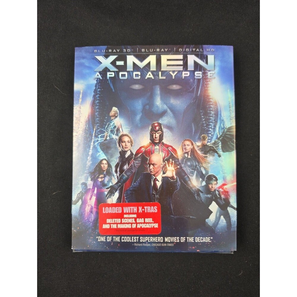 X-Men: Apocalypse (Blu-ray, 2016) Blu-Ray+DVD+Digital HD, New,Sealed, Slipcover